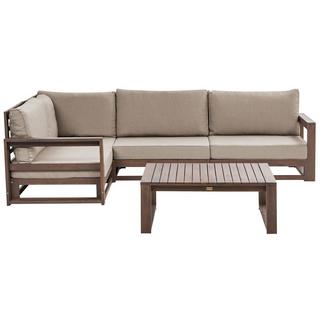 Beliani Lounge Set aus FSC® zertifiziertes Akazienholz Skandinavisch TIMOR  