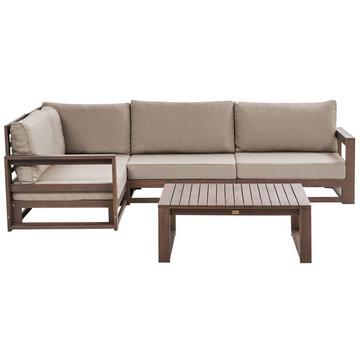 Set lounge pour jardin en Bois d'acacia certifié FSC® Scandinave TIMOR