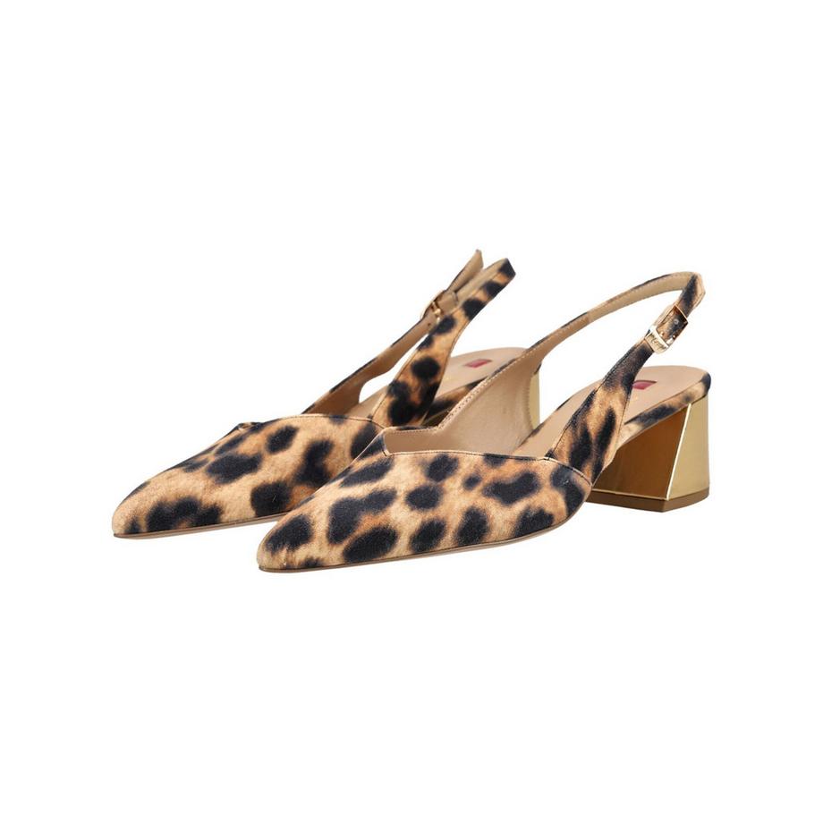 Högl Pumps con cinturino alla caviglia a stampa leopardo  