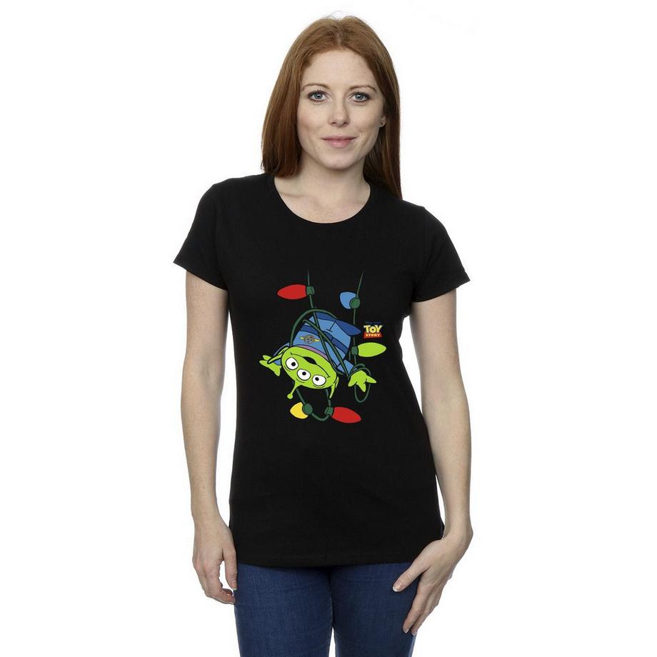 Disney Toy Story Alien Christmas Lights T-Shirt  