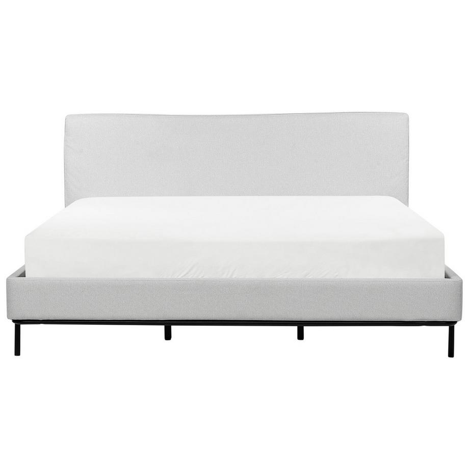 Beliani Bett mit Lattenrost aus Stoff Skandinavisch CORIO  