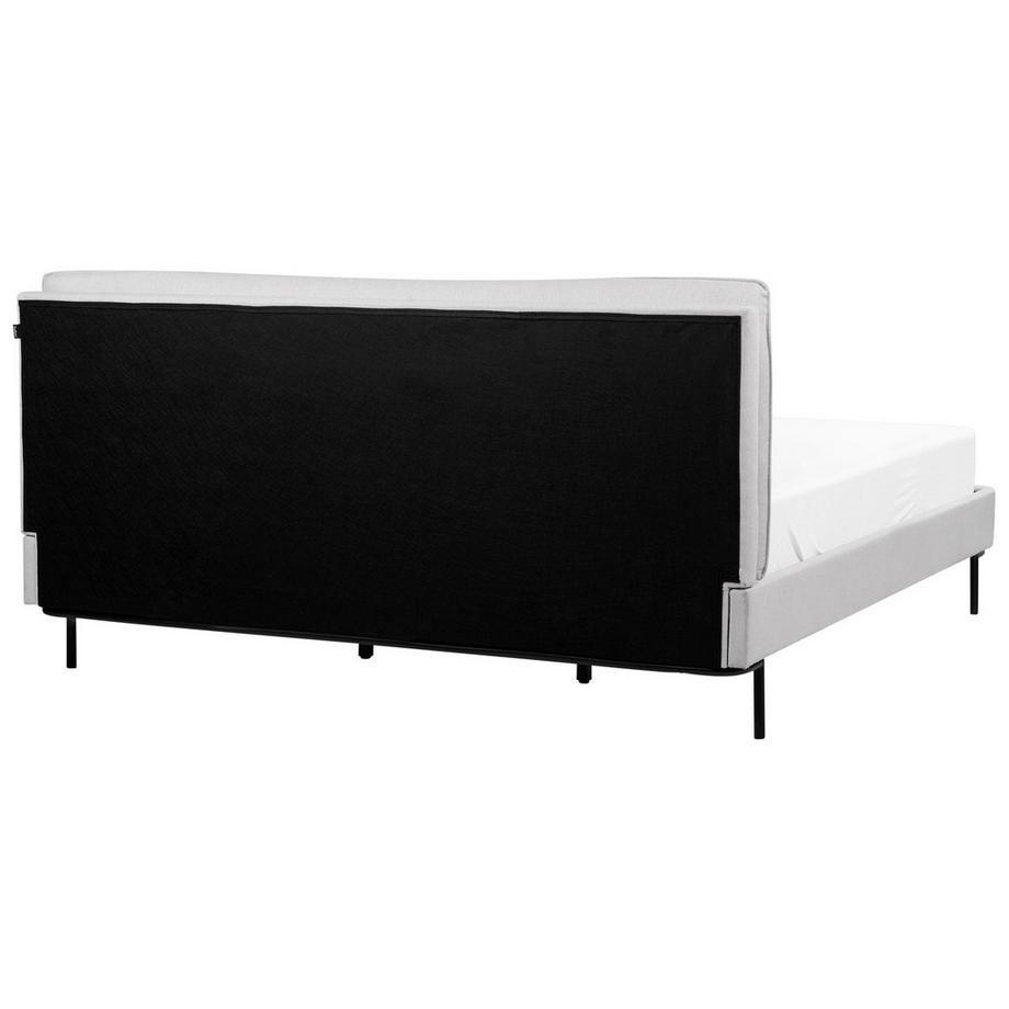 Beliani Bett mit Lattenrost aus Stoff Skandinavisch CORIO  