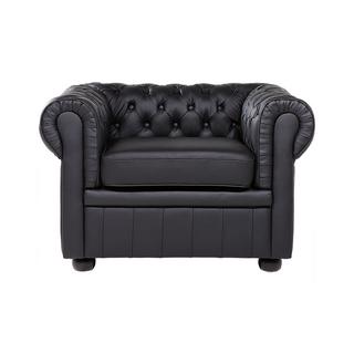 Beliani Fauteuil en Cuir Glamour CHESTERFIELD  