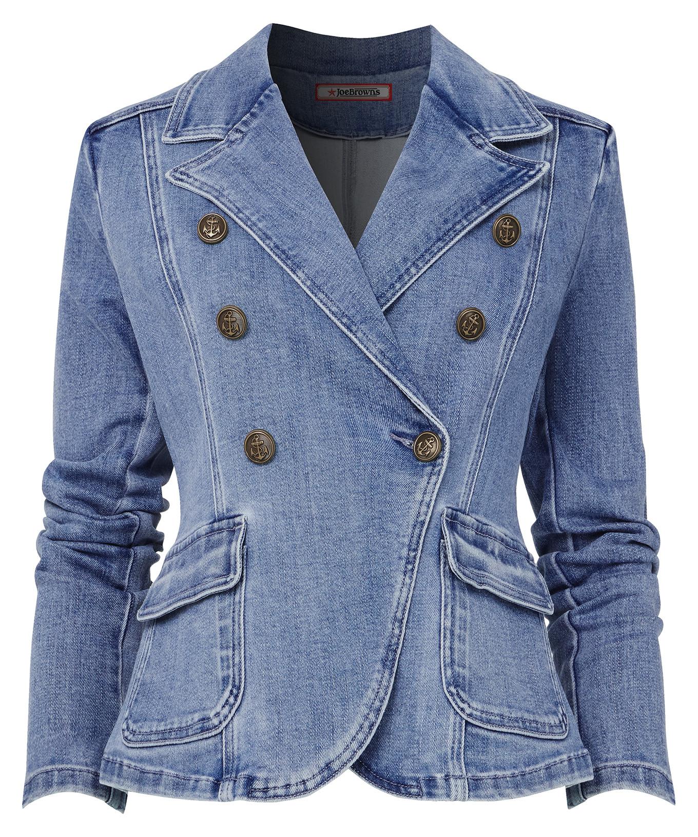 Joe Browns Blazer Denim Stretch Casual  