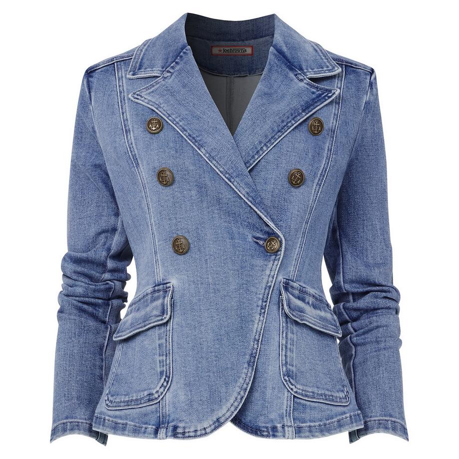 Joe Browns Blazer Denim Stretch Casual  