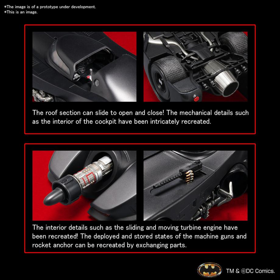 Bandai  Modell - Batman - Batmobile 