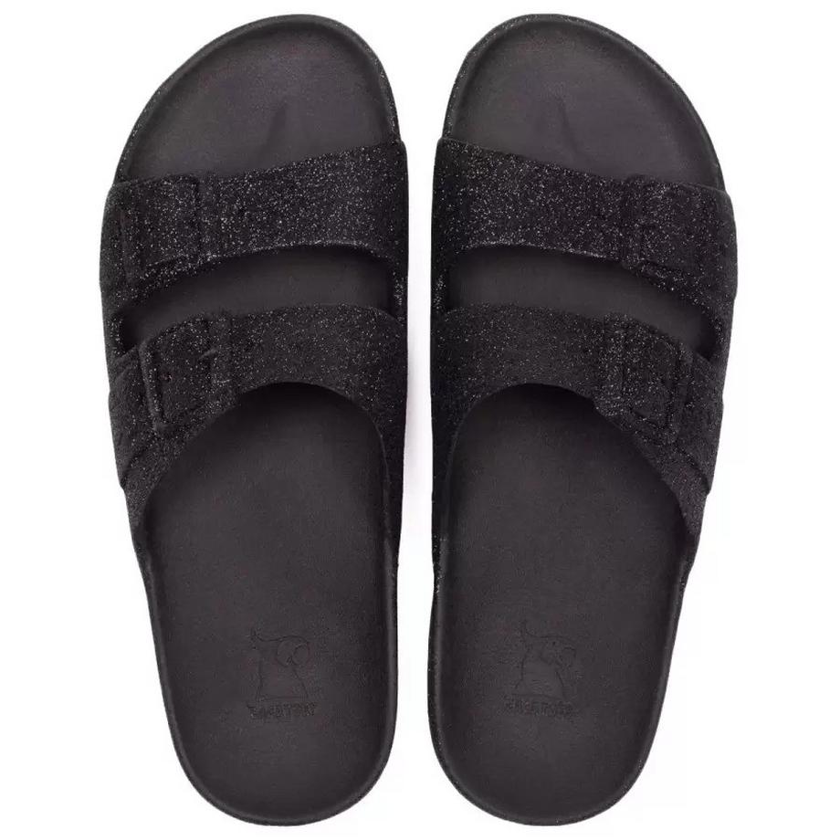 CACATOES Trancoso Glitter Doppelriemen Sandalen  