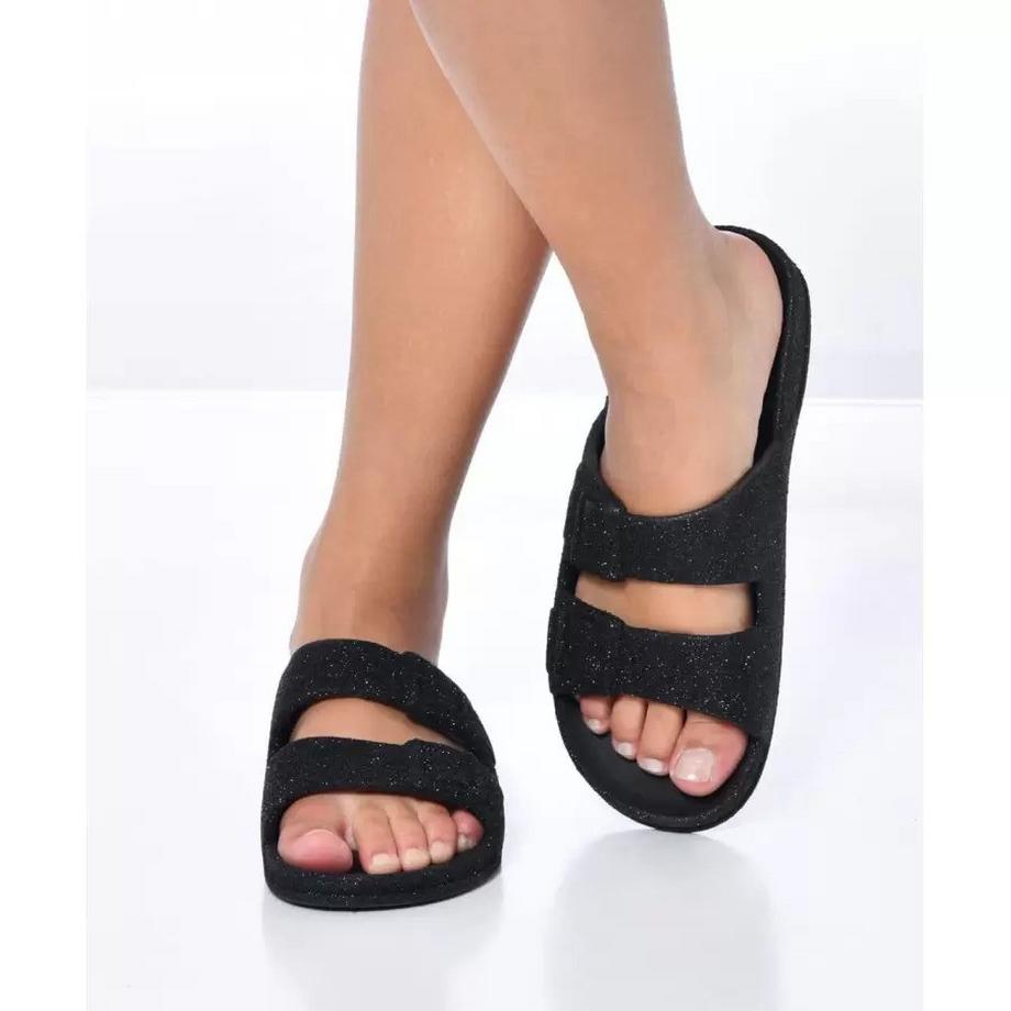 CACATOES Trancoso Glitter Doppelriemen Sandalen  