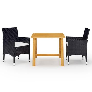 Garten-essgruppe poly-rattan