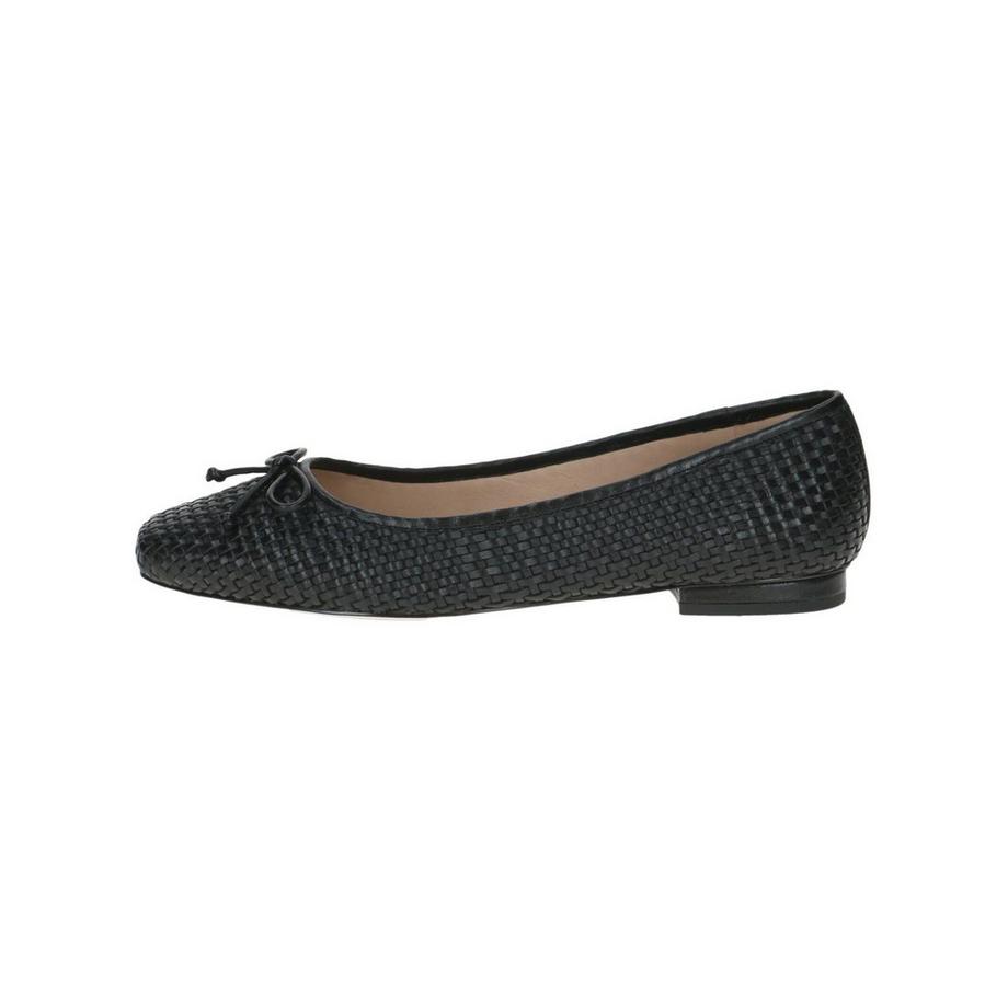 Peter Kaiser Ballerines tressées métalliques  