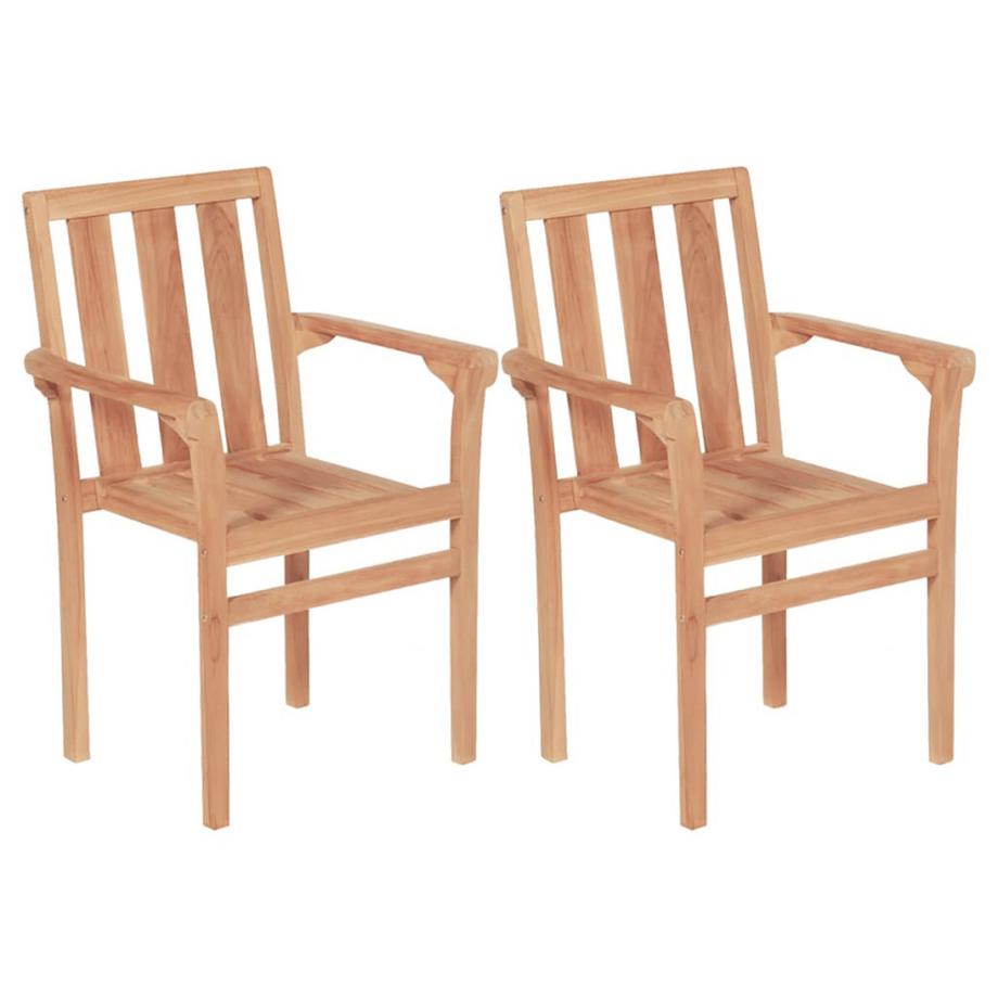 VidaXL set per bistrot Teak riciclato  