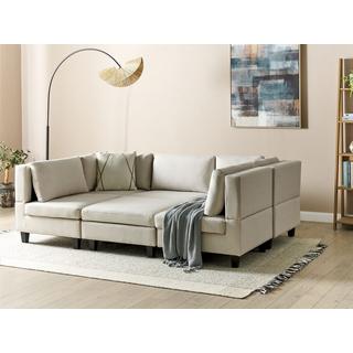 Beliani Modulsofa aus Polyester Modern UNSTAD  