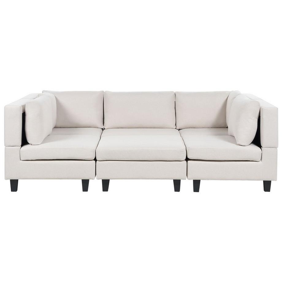 U-förmiges Sofa mit Ottomane aus Stoff  UNSTAD
