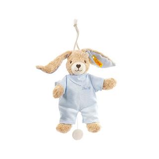 Steiff  Baby Bio-Baumwolle Hoppel Hase Spieluhr (20cm) 