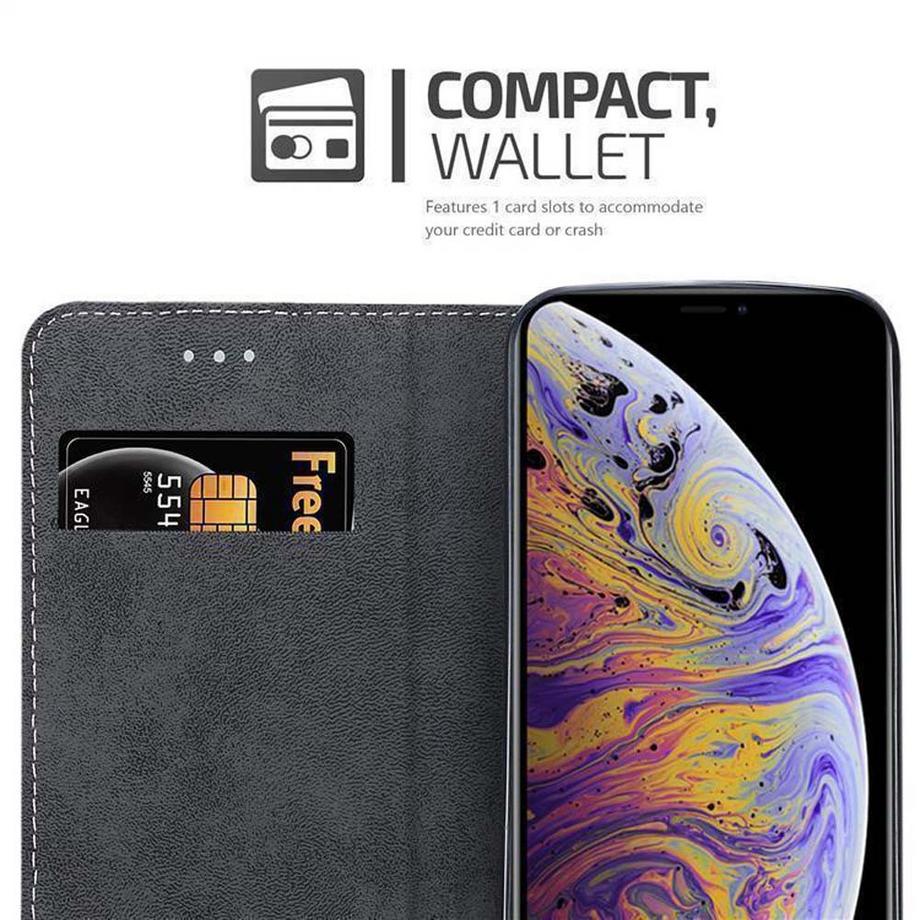 Cadorabo  Hülle für Apple iPhone XS MAX Magnetverschluss, Standfunktion 