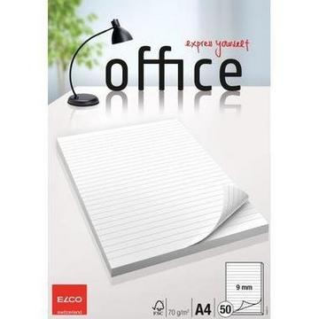ELCO Schreibblock Office A4, liniert, 70g 50 Blatt
