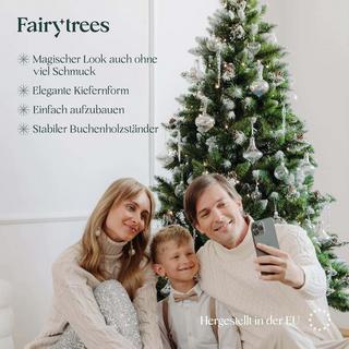 Mara Vital Magie d’Hiver Firenza – Sapin de Noël artificiel au design réaliste avec pommes de pin  