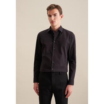 Business Hemd Slim Fit Langarm Uni