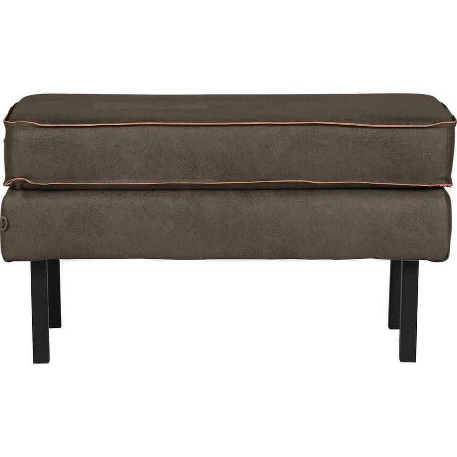 Tabouret Rodeo cuir recyclé army