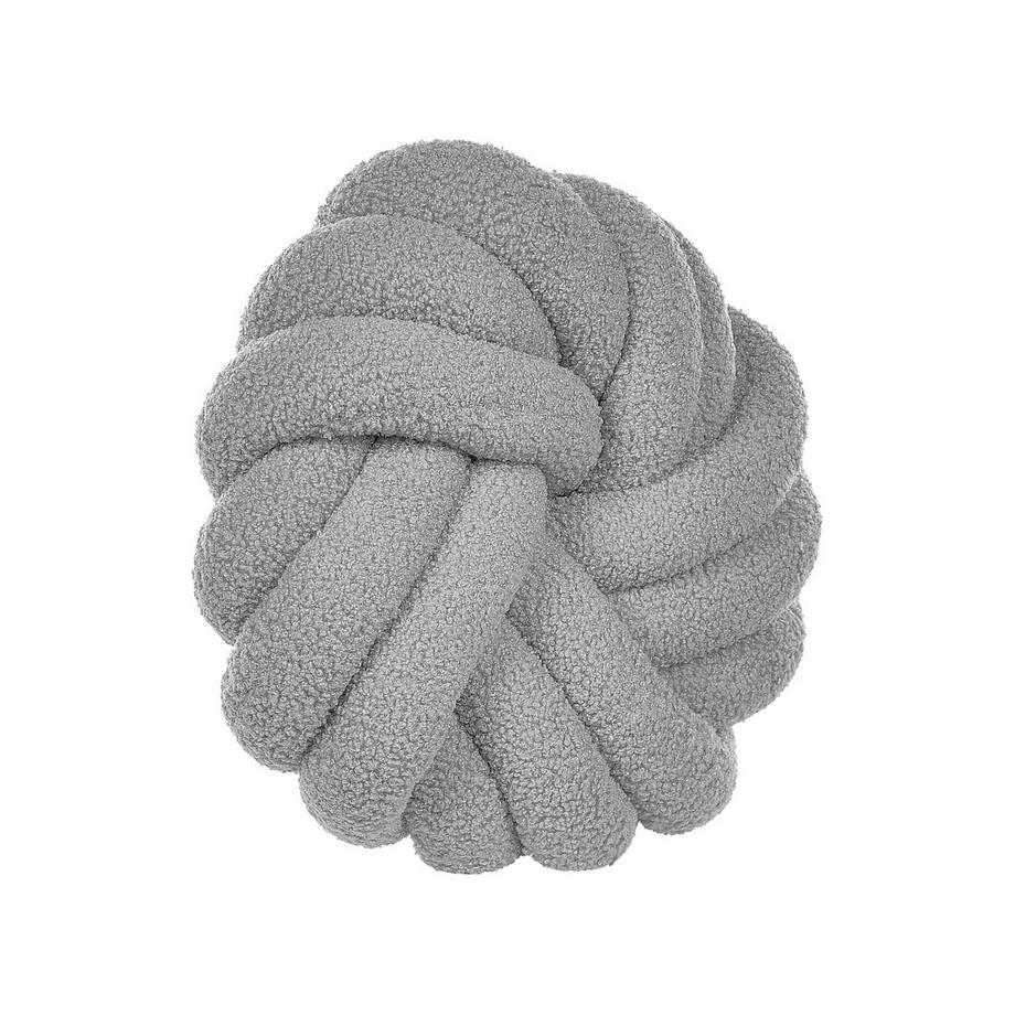 Beliani Lot de 2 coussins décoratifs en Bouclé Boho AKOLA  