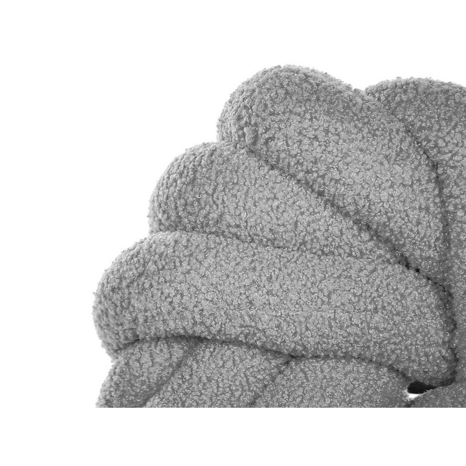 Beliani Lot de 2 coussins décoratifs en Bouclé Boho AKOLA  