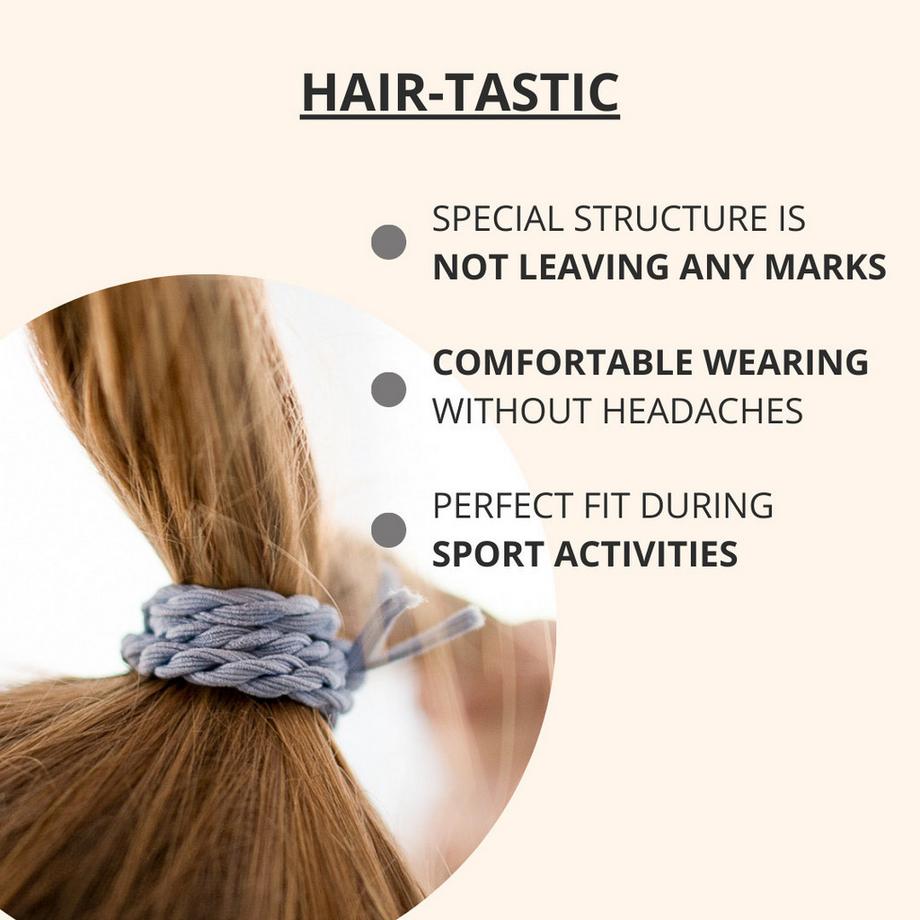 Bellody  Élastiques tressés Set de 4 