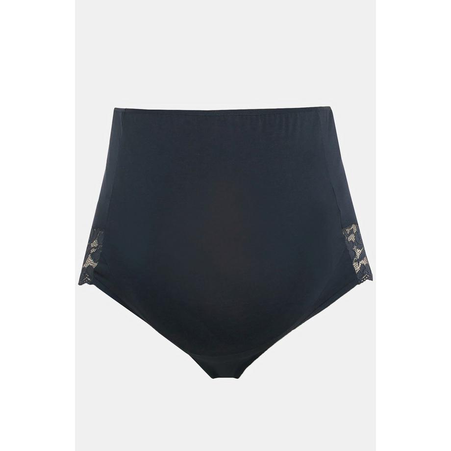 Ulla Popken Culotte taille haute Bellieva empiècement sur le ventre coton bio  