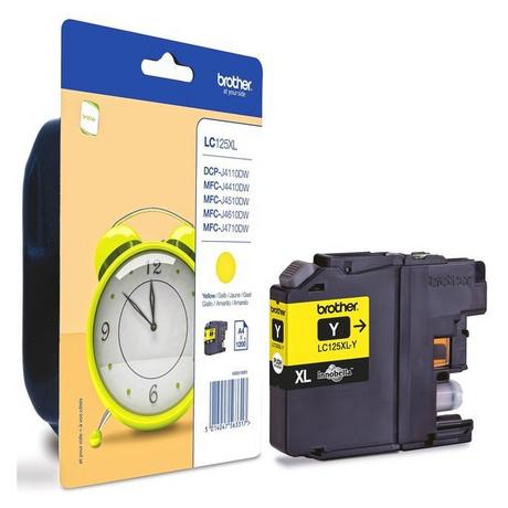 E+P Elektrik  BROTHER Tintenpatrone XL yellow LC-125XLY DCP-J4110DW 1200 Seiten 