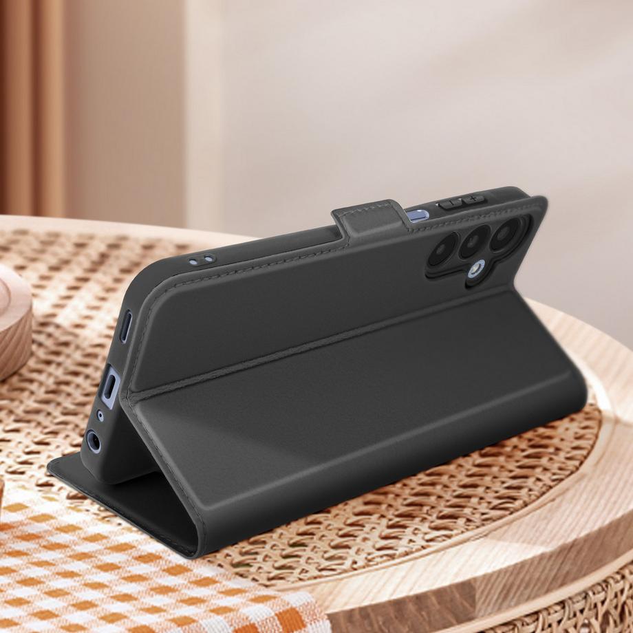 Avizar  Étui Galaxy A15 5G Porte-carte Noir 