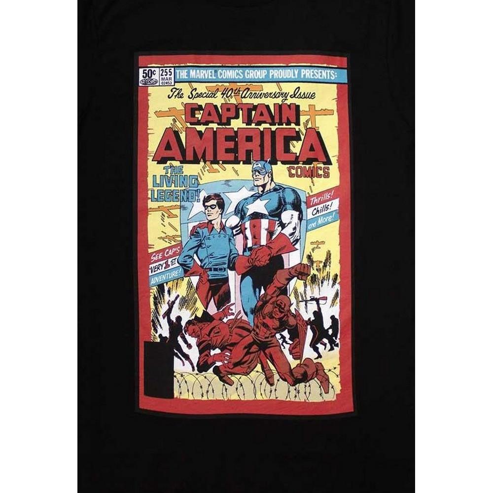 CAPTAIN AMERICA  Tshirt LIVING LEGEND 