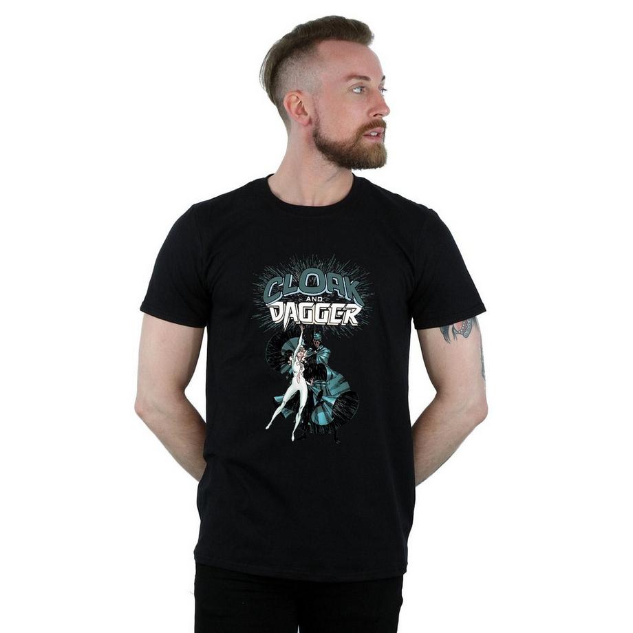 MARVEL Cloak and Dagger T-Shirt Stampa Grafica  