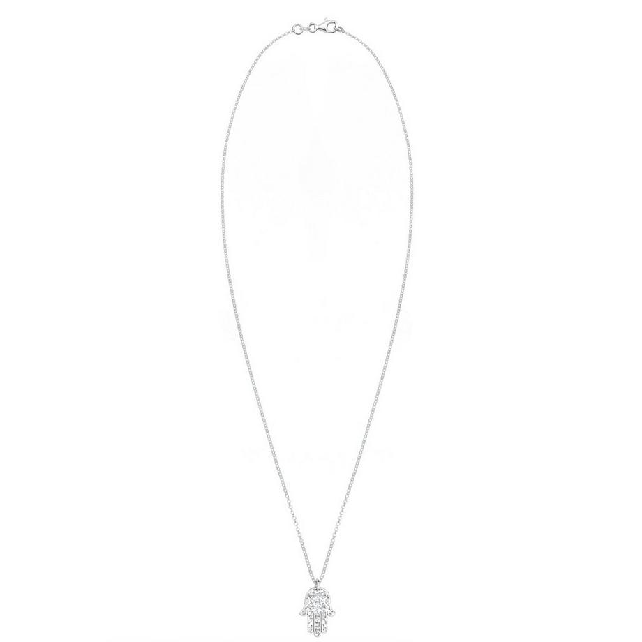 Elli  Collier Main D'hamsa Avec Cristaux 