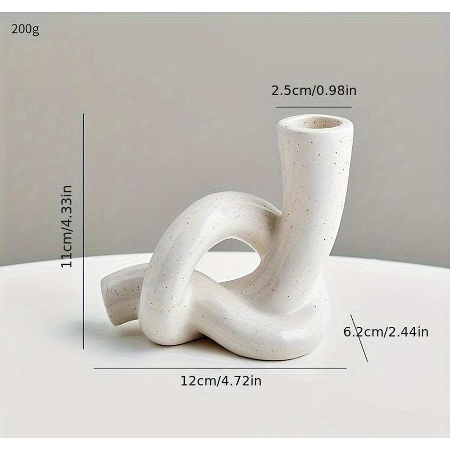 Alopini  Romantische Keramik-Kerzenleuchter Ornament - für Wohnzimmer, Schlafzimmer, Esstisch, und Home Decor 