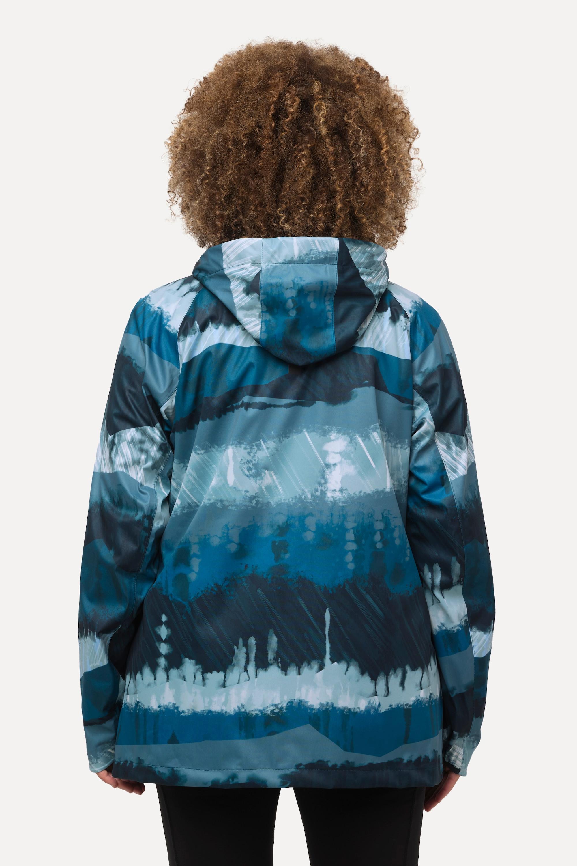 Ulla Popken HYPRAR Veste de fitness 2-en-1 imperméable avec fermeture Éclair à double sens  