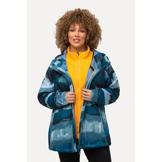 Ulla Popken HYPRAR Veste de fitness 2-en-1 imperméable avec fermeture Éclair à double sens  