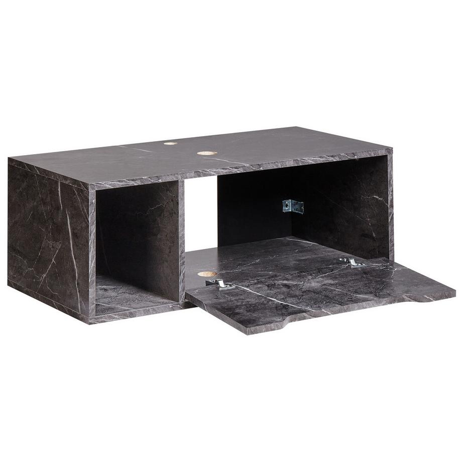 Beliani Meuble lavabo mural en Panneau de particules de densité moyenne (MDP) Moderne CASCAVEL  