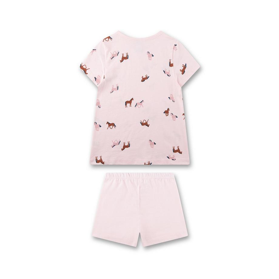 Sanetta  Mädchen Schlafanzug kurz Pferde 