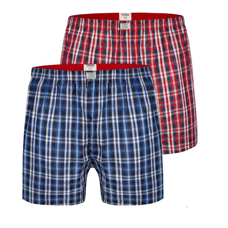 Boxershorts Kingsize, kariert, 2 Stück