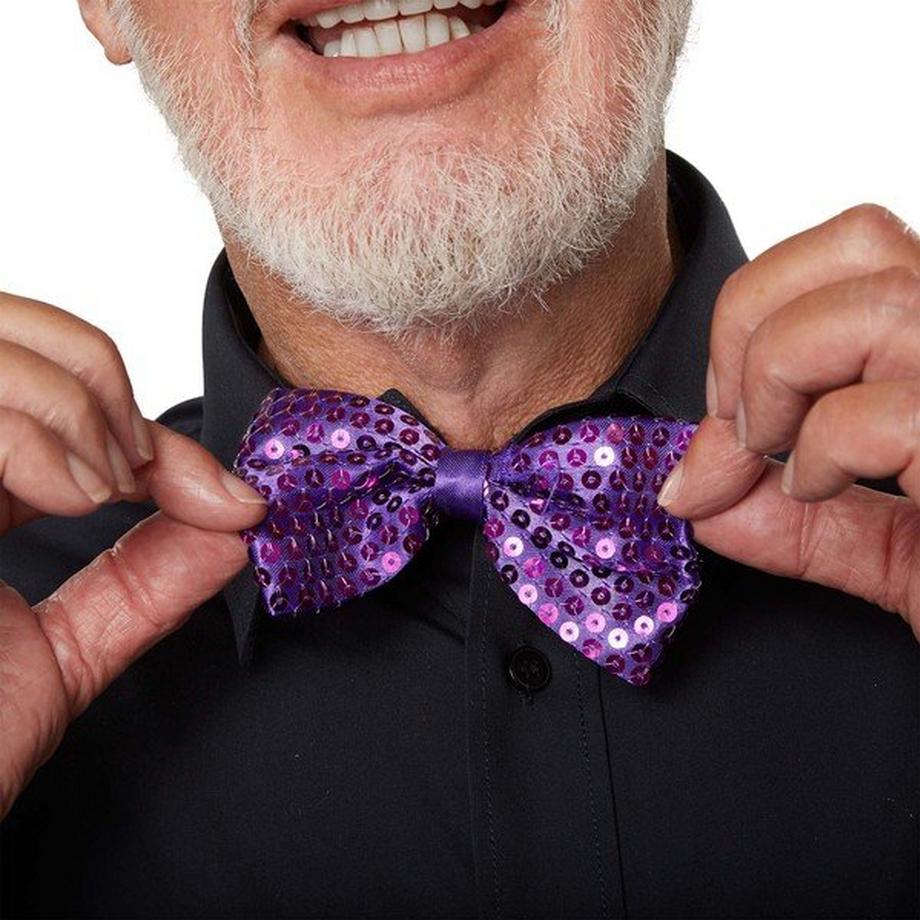 Tectake  Nœud papillon à paillettes 