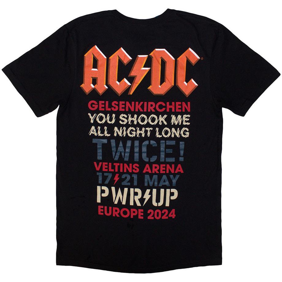 AC/DC ACDC PWRDUP Gelsenkirchen '24 T-Shirt  