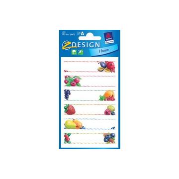 Z-DESIGN Sticker Home 59473 Früchte 3 Stück