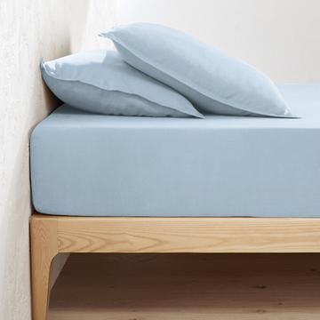 Drap housse lin lavé