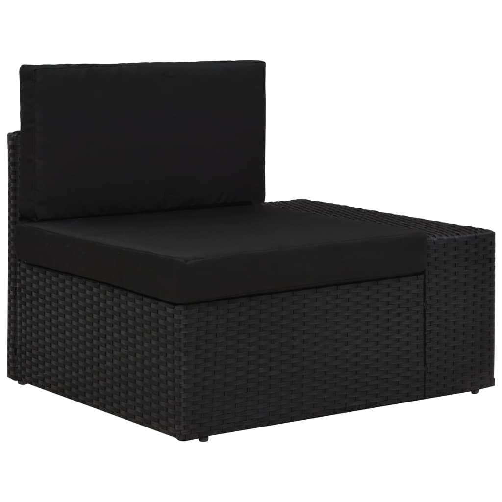 VidaXL Modular-sofa-eckteil poly-rattan  