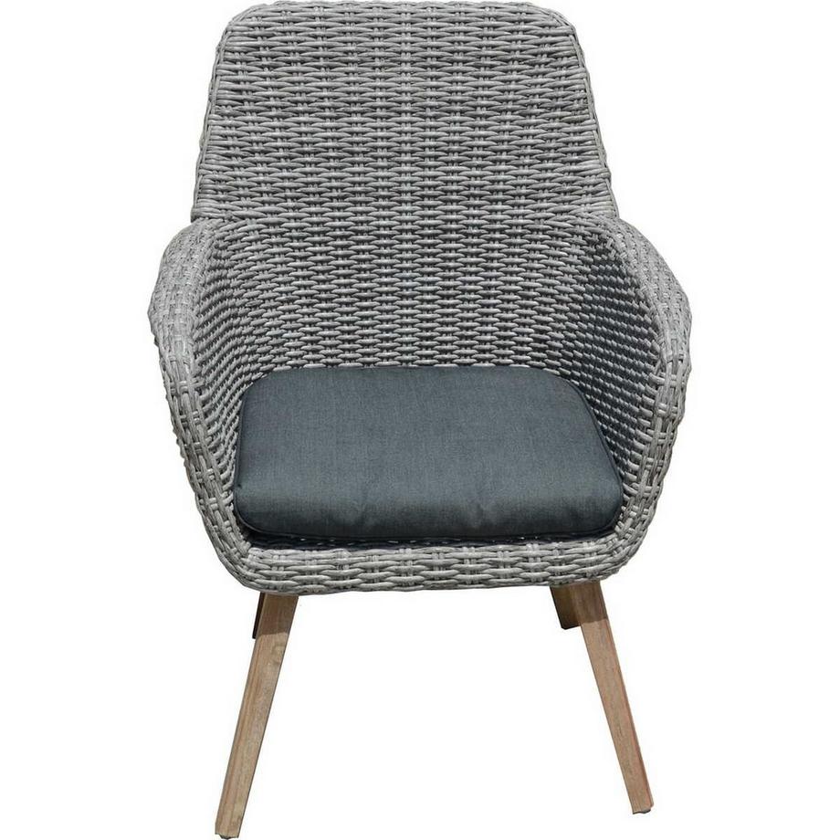 mutoni pleasure Ensemble de salle à manger de jardin Oakland II (5 pièces)  