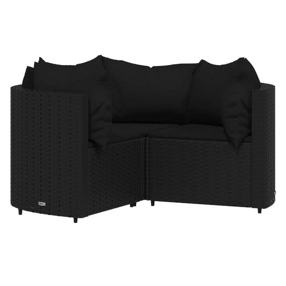 VidaXL set mobili da giardino Polirattan  