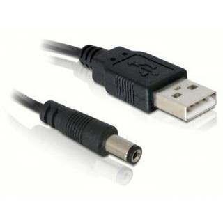 DeLock  Cable USB Power USB Kabel 1 m USB A Schwarz 