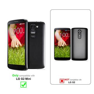 Cadorabo  Housse compatible avec LG G2 MINI - Hard Case Coque de protection à l'aspect givré contre les rayures et les chocs 