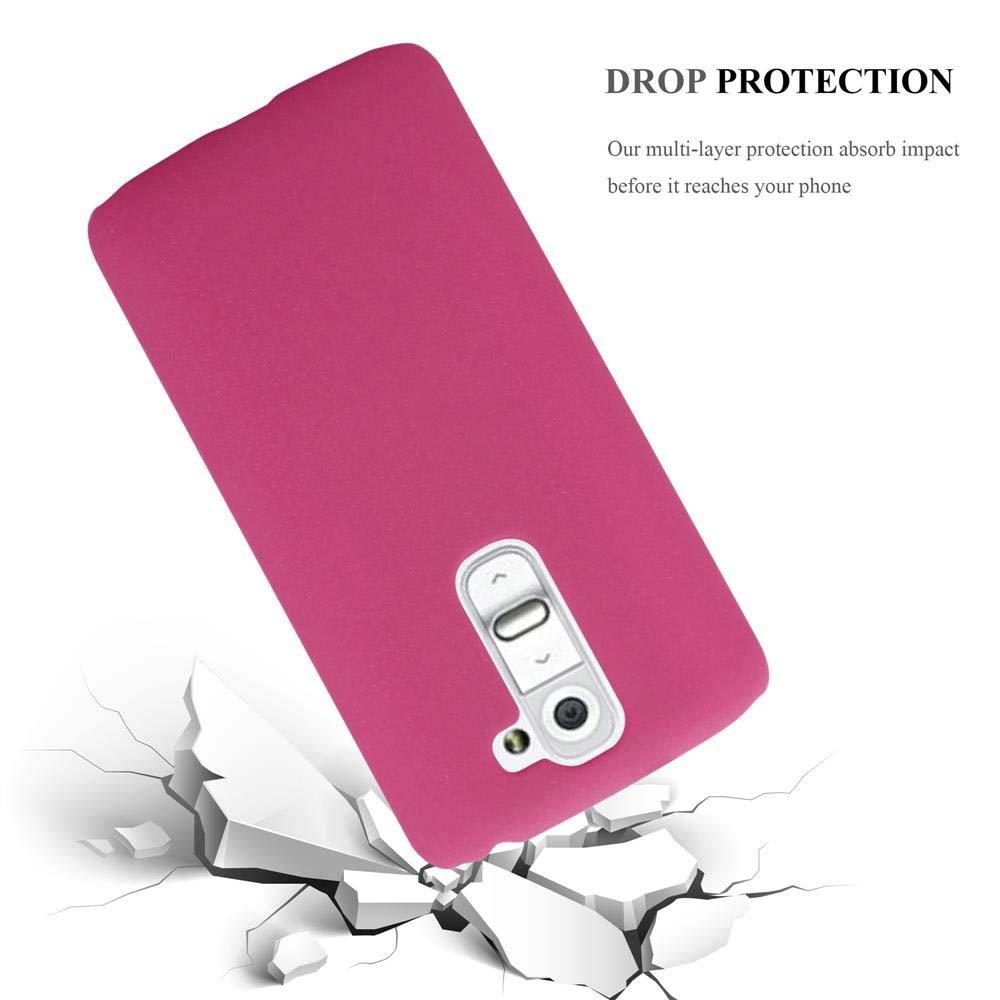 Cadorabo  Housse compatible avec LG G2 MINI - Hard Case Coque de protection à l'aspect givré contre les rayures et les chocs 