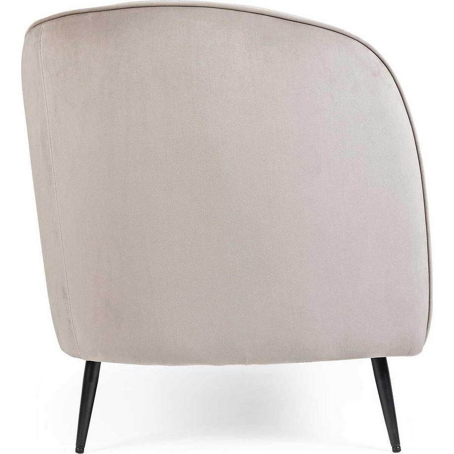 mutoni Canapé Candis gris clair 2 places 163x80  