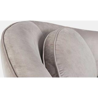 mutoni Sofa Candis Hellgrau 2 Plätzer 163x80  